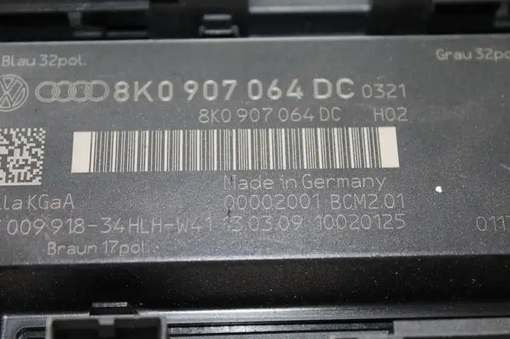 Audi A4 S4 B8 8K (2007 - 2011) 8K0907064DC Модуль комфорта — фото 4
