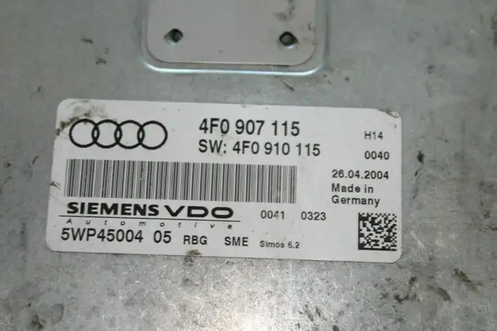Audi A6 S6 C6 4F (2008 - 2011) 4F0907115 Блок управления двигателем (ЭБУ) — фото 3