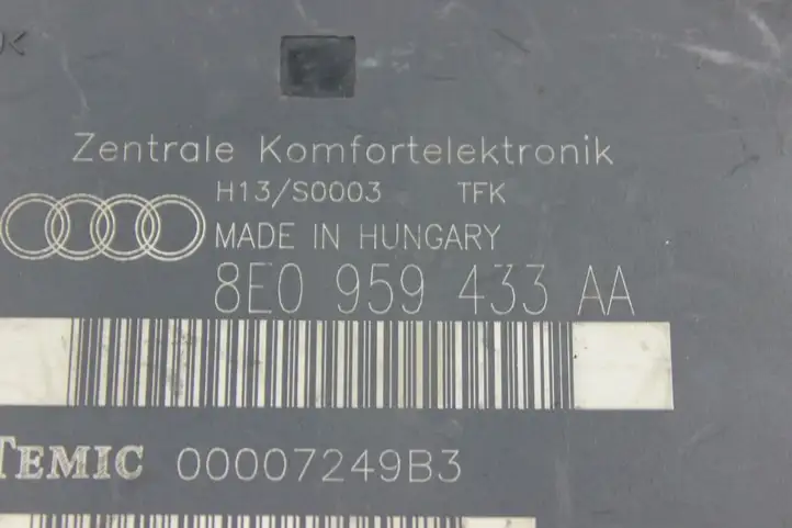 Audi A4 S4 B7 8E 8H (2004 - 2009) 8E0959433AA Модуль комфорта — фото 2