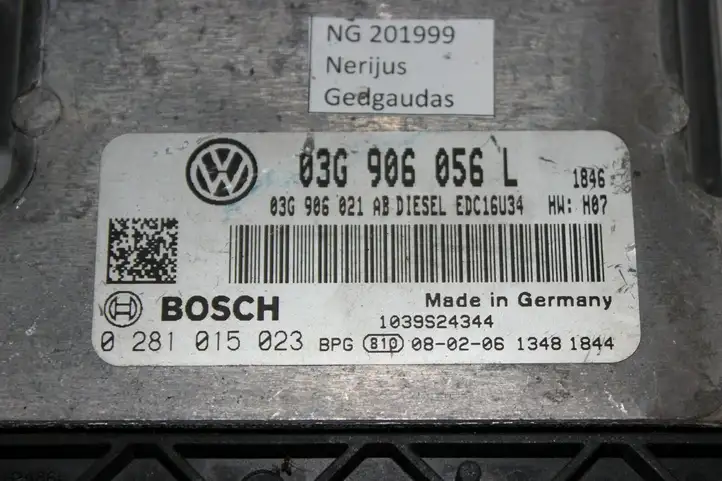 Volkswagen PASSAT B6 (2005 - 2010) 03G906056L Блок управления двигателем (ЭБУ) — фото 2