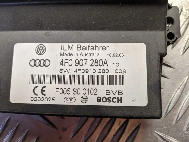 Audi A6 S6 C6 4F (2004 - 2008) 4F0907280A Прочие блоки управления — фото 5