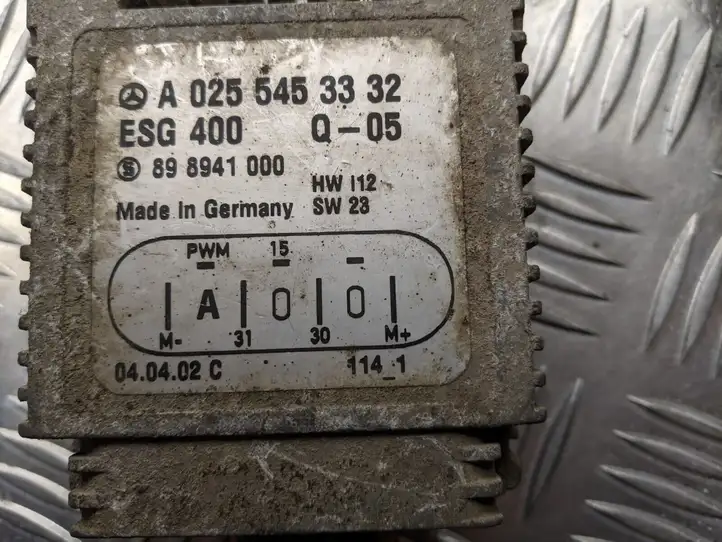 Mercedes-Benz Vaneo W414 (2001 - 2005) A0255453332 Реле вентилятора охлаждения — фото 5