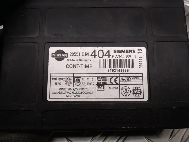 Nissan Almera N16 (2000 - 2010) 28551BM404 Модуль комфорта — фото 5