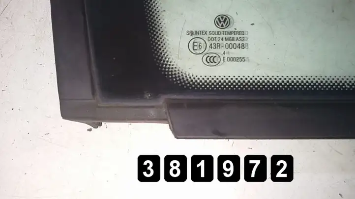 Volkswagen Touran I (2003 - 2010) 43r00048 Заднее боковое стекло — фото 3