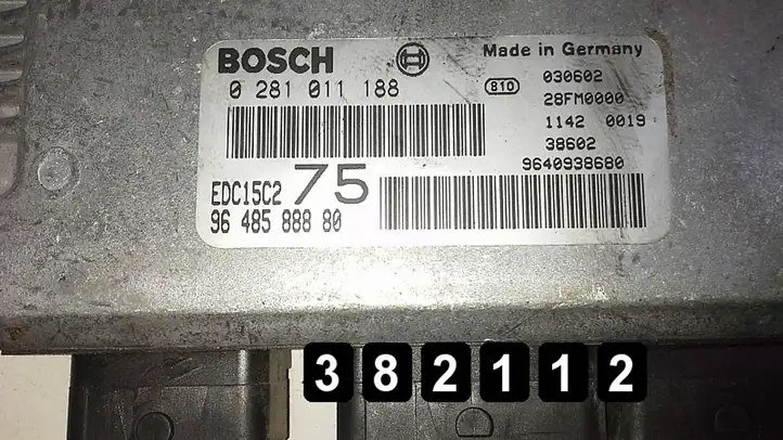 Peugeot 206 (1998 - 2012) 9648588880 Блок управления двигателем (ЭБУ) — фото 4