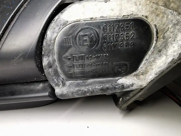 BMW 5 E39 (1996 - 2003) 0117351 Боковое зеркало с электроприводом — фото 6