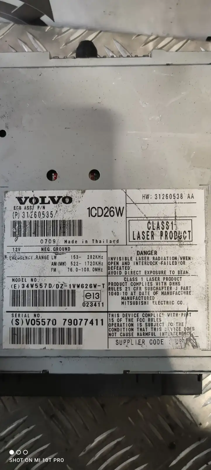 Volvo XC90 (2006 - 2014) 31260535 Магнитола / мультимедийная система — фото 2