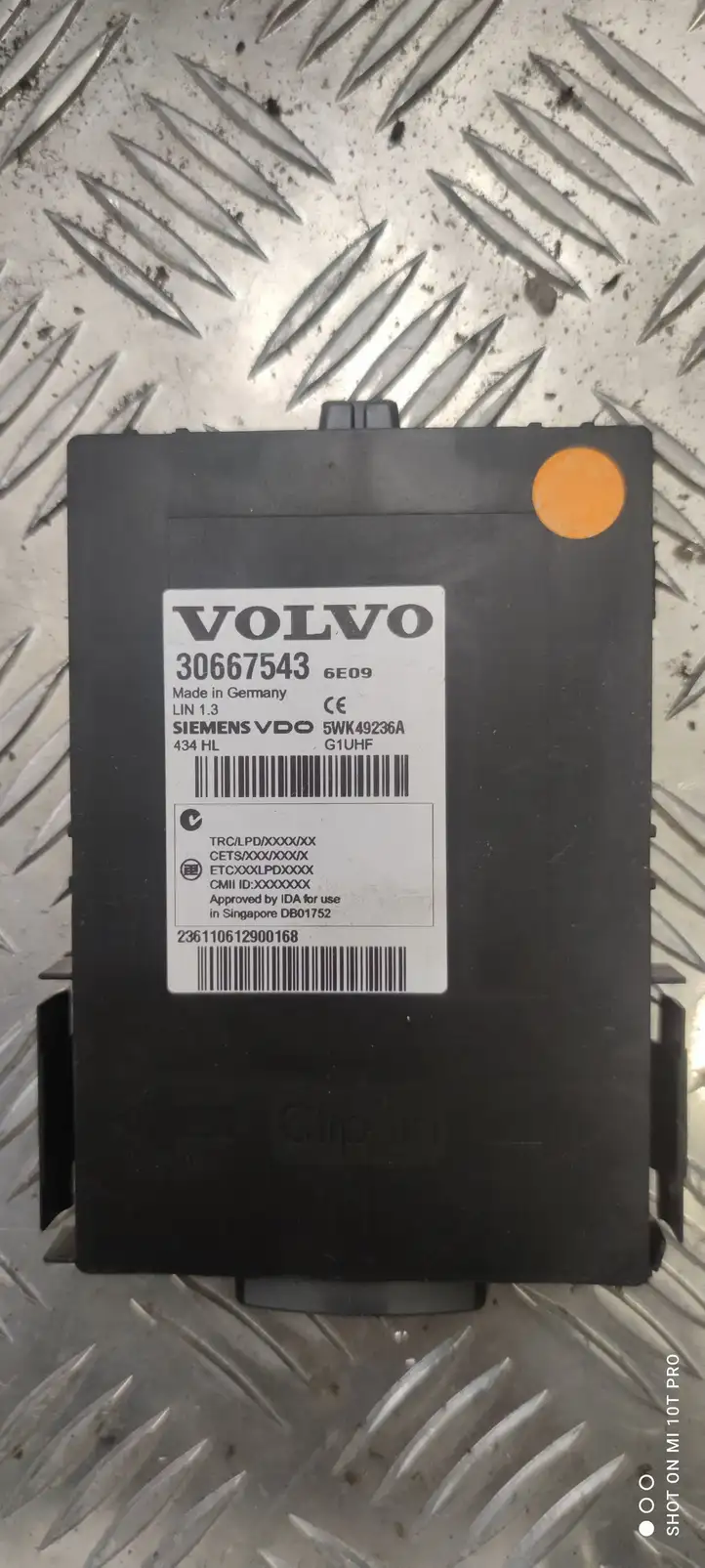 Volvo S80 (2006 - 2009) 30667543 Блок бесключевого доступа — фото 1