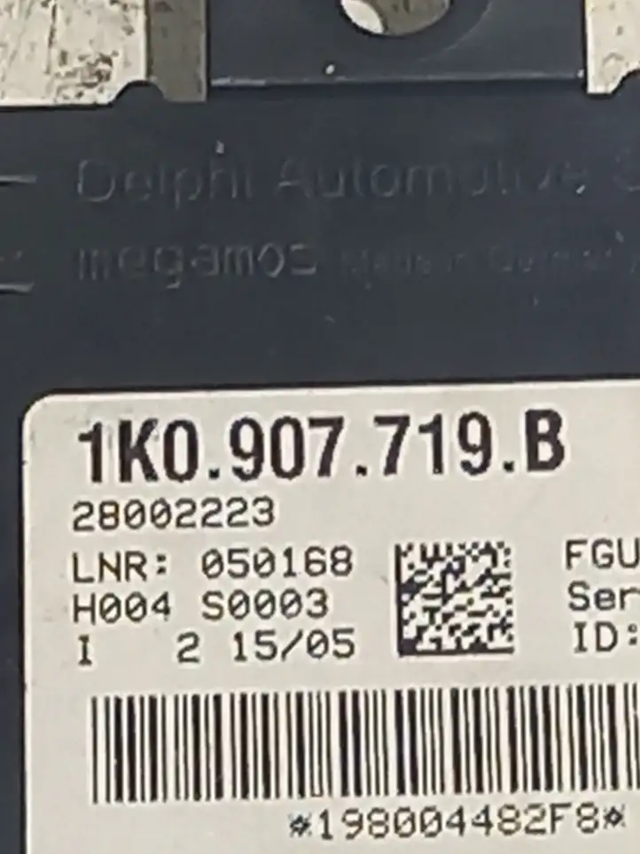Volkswagen Golf V (2003 - 2009) 1K0907719 Блок управления сигнализацией — фото 4