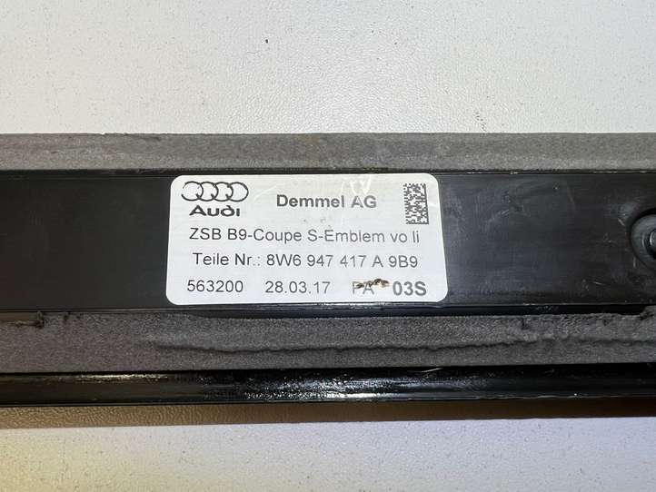 Audi S5 F5 (2016 - )  8W6947417A Отделка переднего порога (внутренняя)