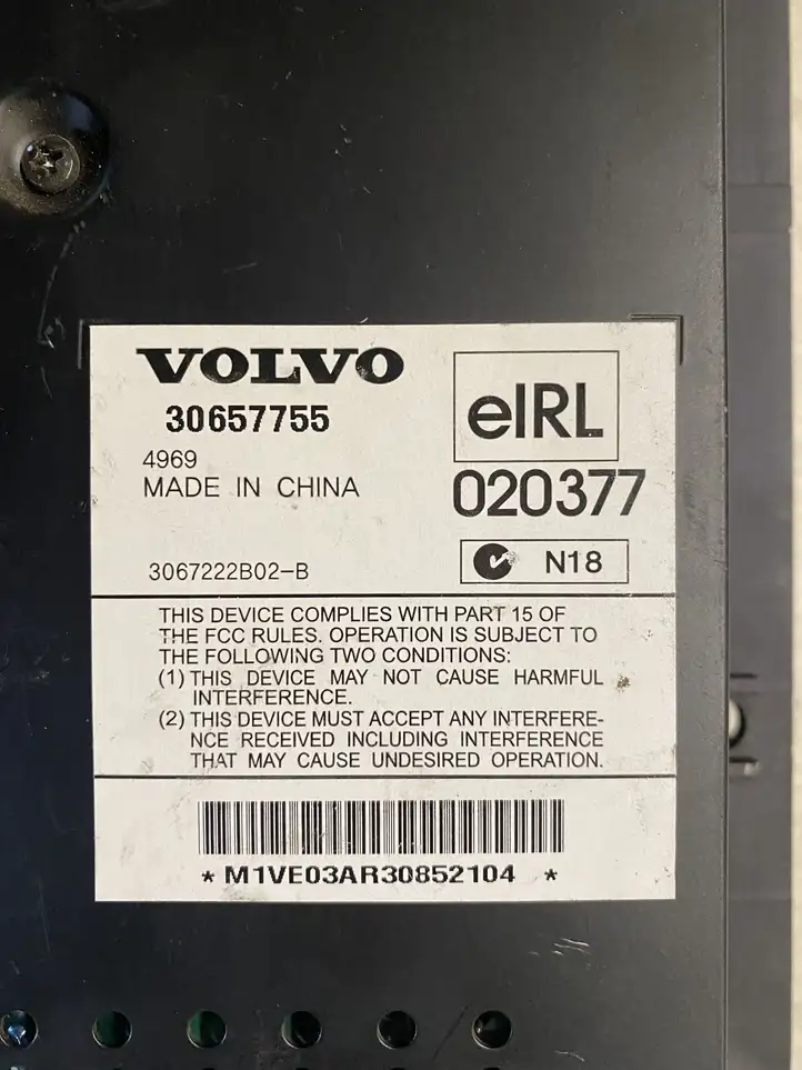 Volvo XC90 (2006 - 2014) 30657755 Усилитель звука — фото 3