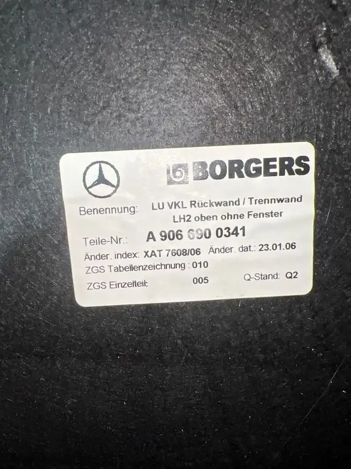 Mercedes-Benz Sprinter W906 (2006 - 2018) A9066900341 Прочие детали салона — фото 3