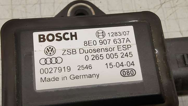 Volkswagen PASSAT B5.5 (2001 - 2005)  8E0907637A Датчик ESP (системы стабильности) (датчик курсовой устойчивости))