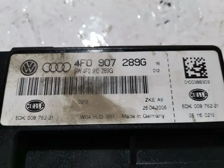 Audi A6 S6 C6 4F (2004 - 2008) 4F0907289G Блок управления светом — фото 2