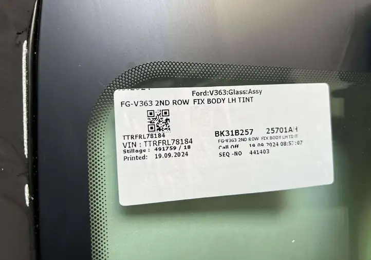 Ford Transit VII (2019 - ) BK31B25701A Боковое стекло в середине кузова — фото 6