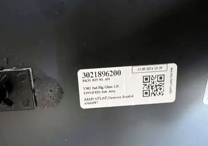 Ford Transit VII (2019 - ) BK31B25701A Боковое стекло в середине кузова — фото 8