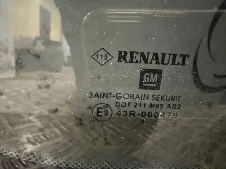Renault (2015 - ) 43R000479 Боковое стекло в середине кузова — фото 7