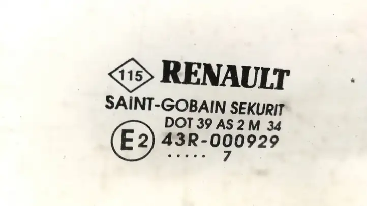 Renault (2004 - ) DOT39AS2M34 Стекло передней двери — фото 8