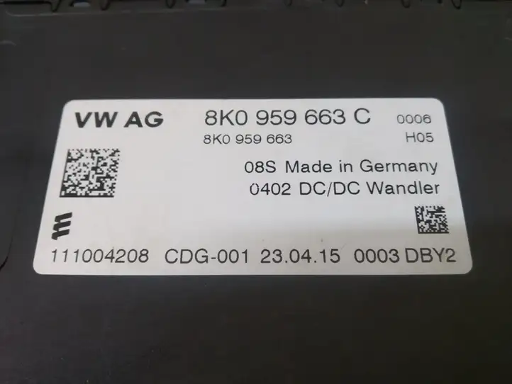 Audi A8 S8 D4 4H (2013 - 2017) 8K0959663C Модуль комфорта — фото 2