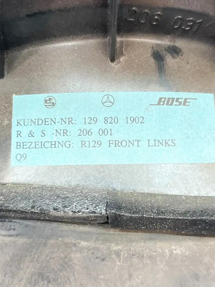 Mercedes-Benz (2000 - ) A1298201902 Динамики передних дверей — фото 9