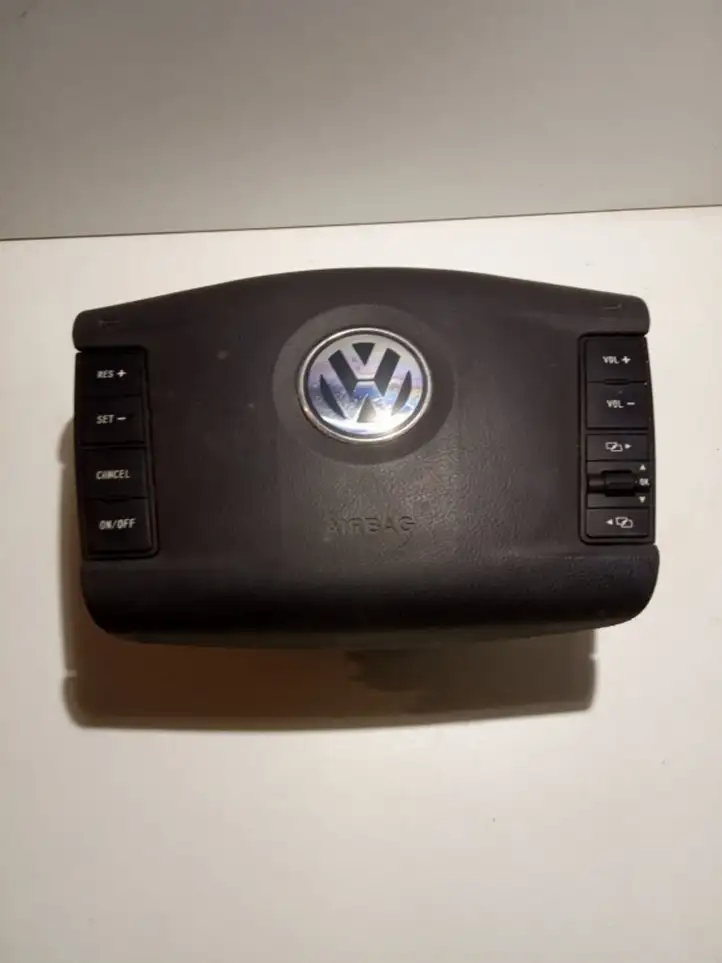 Volkswagen Touareg I (2002 - 2010) 7L6880201EB Подушка безопасности руля — фото 1