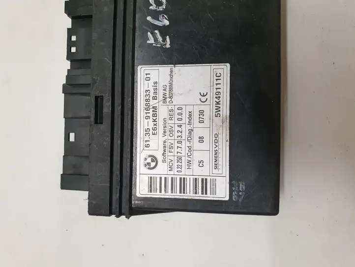 BMW 5 E60 E61 (2004 - 2010) 6135916883301 Модуль комфорта — фото 4