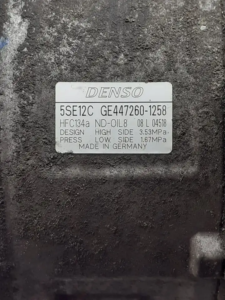 Toyota Verso (2009 - 2012) GE4472601258 Компрессор (насос) кондиционера воздуха — фото 6