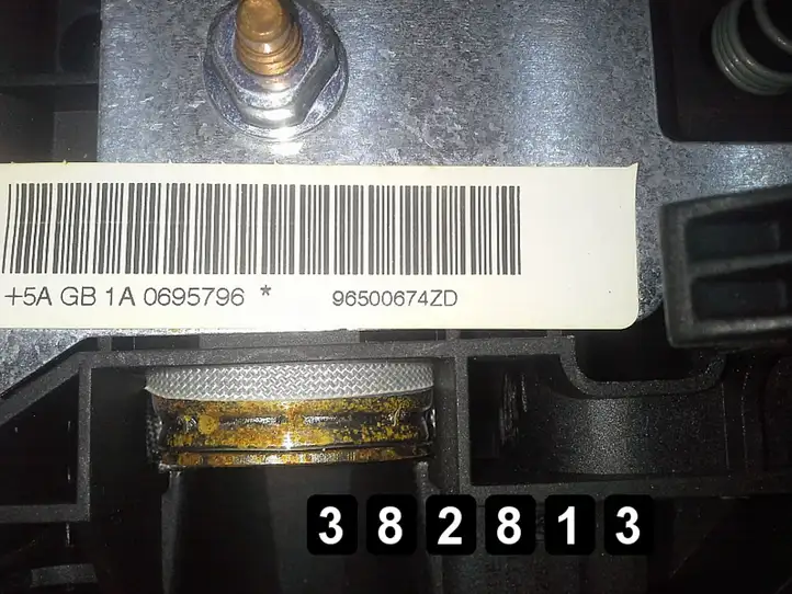 Peugeot 207 (2006 - 2009) 96500674ZD Подушка безопасности руля — фото 5