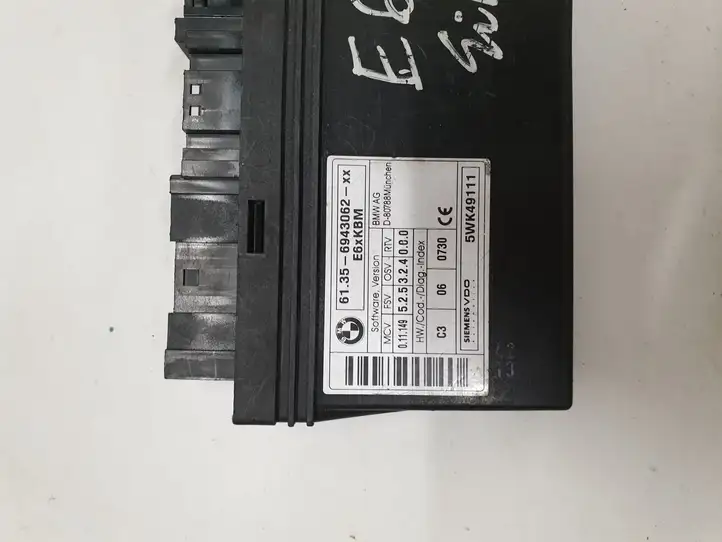BMW 5 E60 E61 (2004 - 2010) 61356943062 Модуль комфорта — фото 4