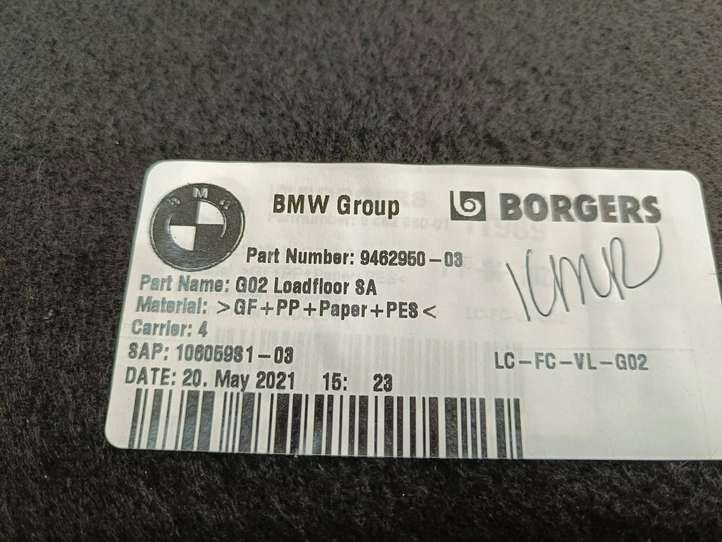 BMW X4 G02 (2018 - )  9462950 Звукоизоляция багажника