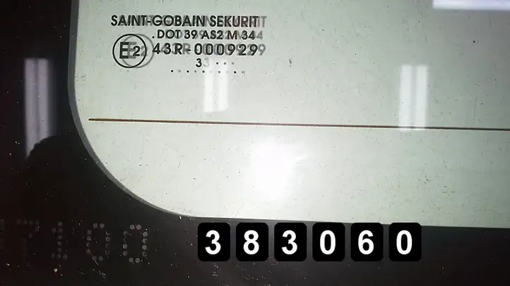 Fiat Ulysse (2002 - 2010) 43r000929 Заднее боковое стекло — фото 3