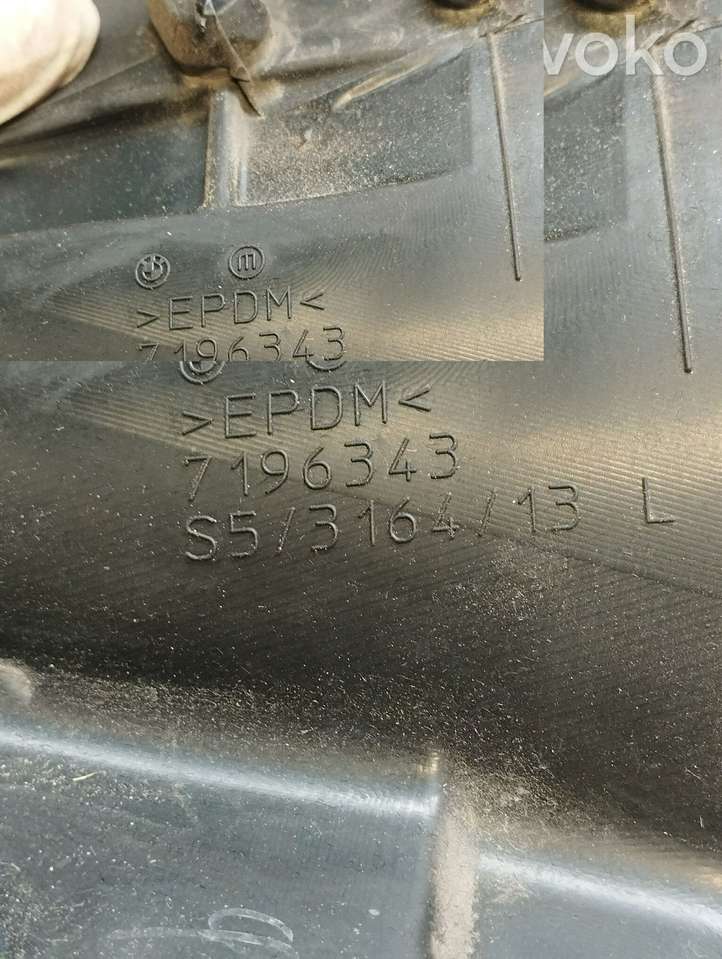 BMW 5 GT F07 (2010 - 2017)  7196343 Уплотнительная резина передней двери (на дверях)
