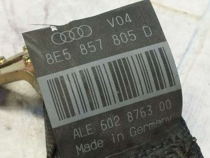 Audi A4 (2000 - 2006)  8E5857805D Задний ремень безопасности