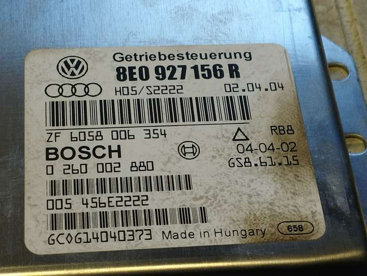 Audi A4 (2000 - 2006)  8E0927156R Блок управления коробки передач
