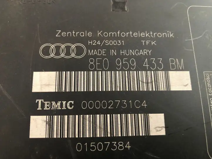 Audi A4 S4 B7 8E 8H (2004 - 2009) 8E0959433BM Модуль комфорта — фото 3