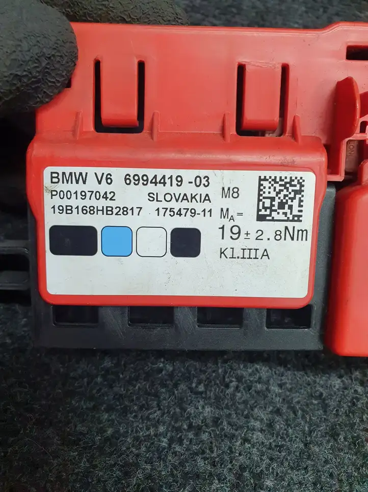 BMW 3 G20 G21 (2019 - ) 6994419 Клеммный узел плюсовых проводов — фото 4