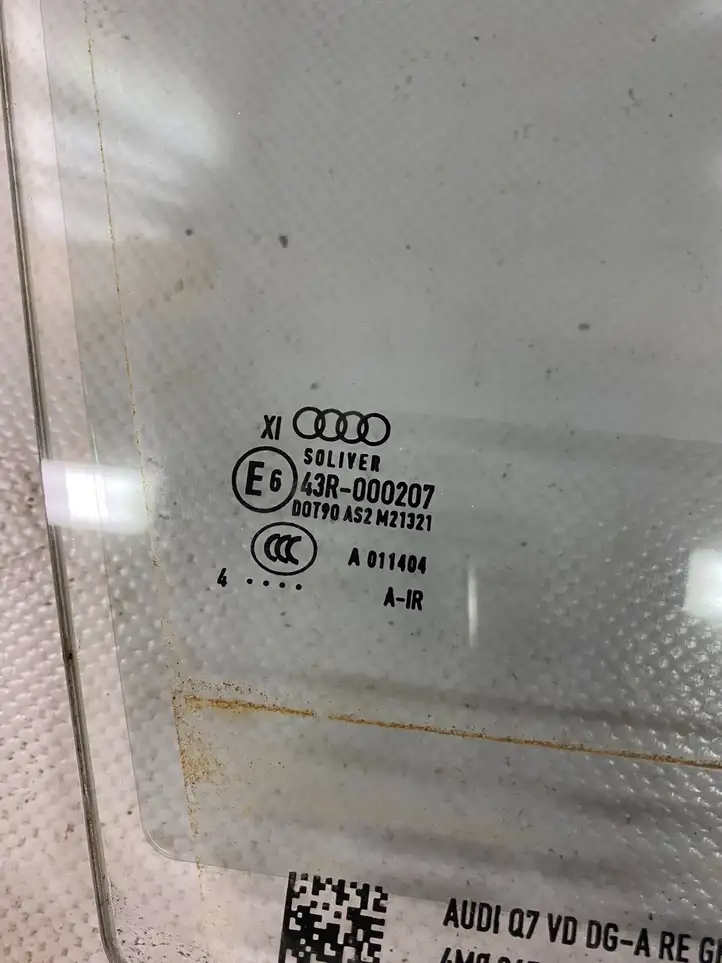 Audi Q7 4M (2015 - ) 4M0845022A Стекло передней двери — фото 3