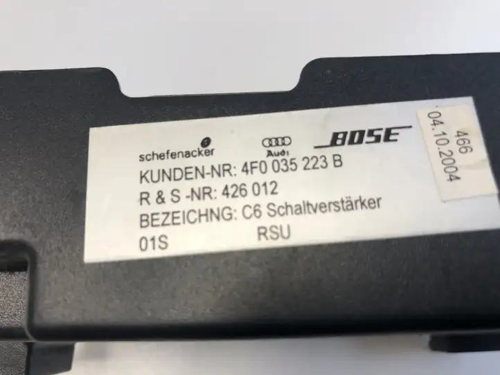 Audi A6 S6 C6 4F (2004 - 2008) 4F0035223B Усилитель звука — фото 2