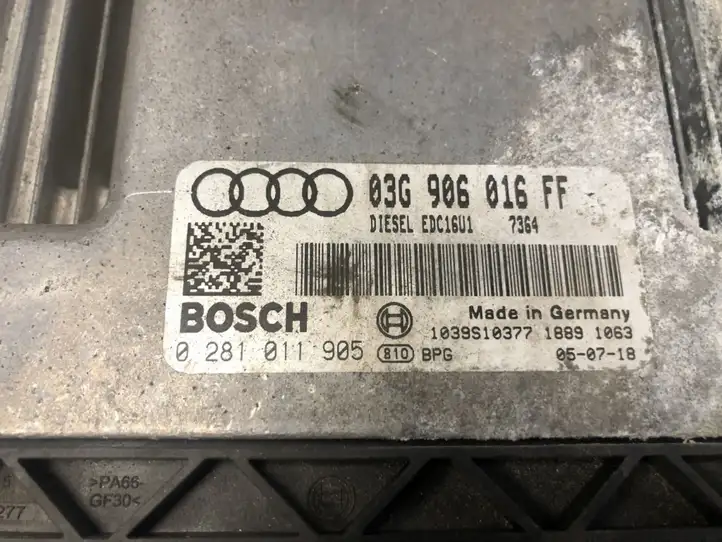 Audi A3/S3 8P (2004 - 2008) 03G906016FF Блок управления двигателем (ЭБУ) — фото 2