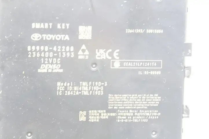 Toyota bZ4X (2021 - ) 8999042200 Блок бесключевого доступа — фото 3
