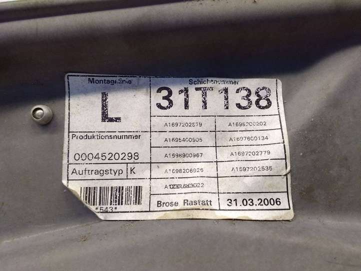 Mercedes-Benz B-class W245 (2005 - 2008)  A1697202779 Передний комплект электрического механизма для подъема окна