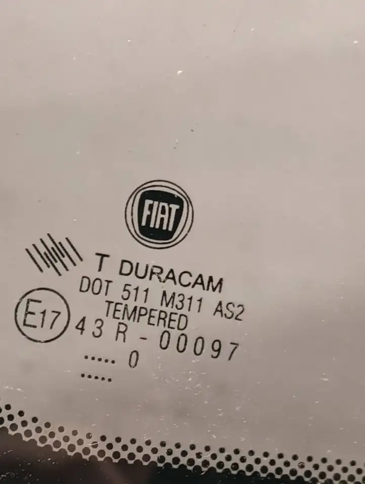 Fiat (2014 - ) DOT511M311AS2 Стекло раздвижной двери — фото 2