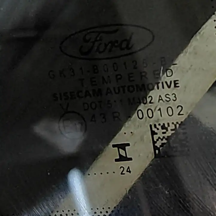 Ford (2024 - ) GK31B00125B Заднее боковое стекло — фото 8