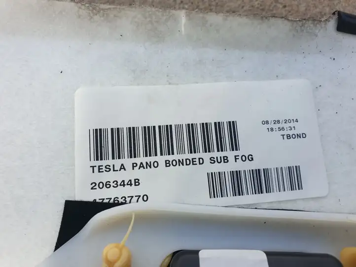 Tesla Model S (2012 - 2016) Потолочная обшивка — фото 5