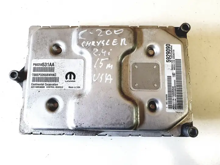 Chrysler 200 (2015 - ) P68258531AA Блок управления двигателем (ЭБУ) — фото 1