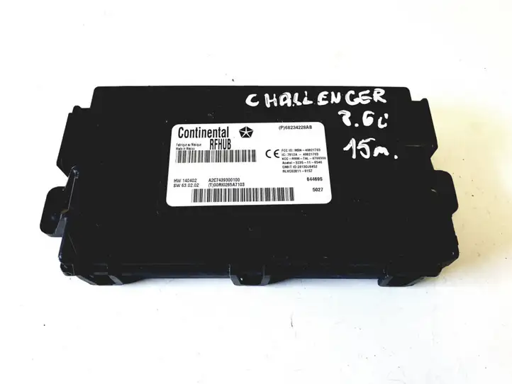 Dodge Challenger (2014 - ) P68234228AB Блок бесключевого доступа — фото 1