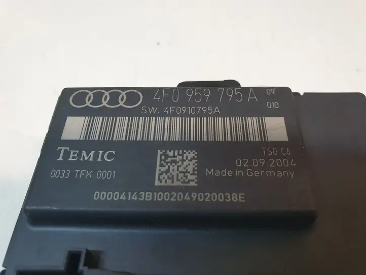 Audi A6 S6 C6 4F (2004 - 2008) 4F0959795A Блок управления дверью — фото 3