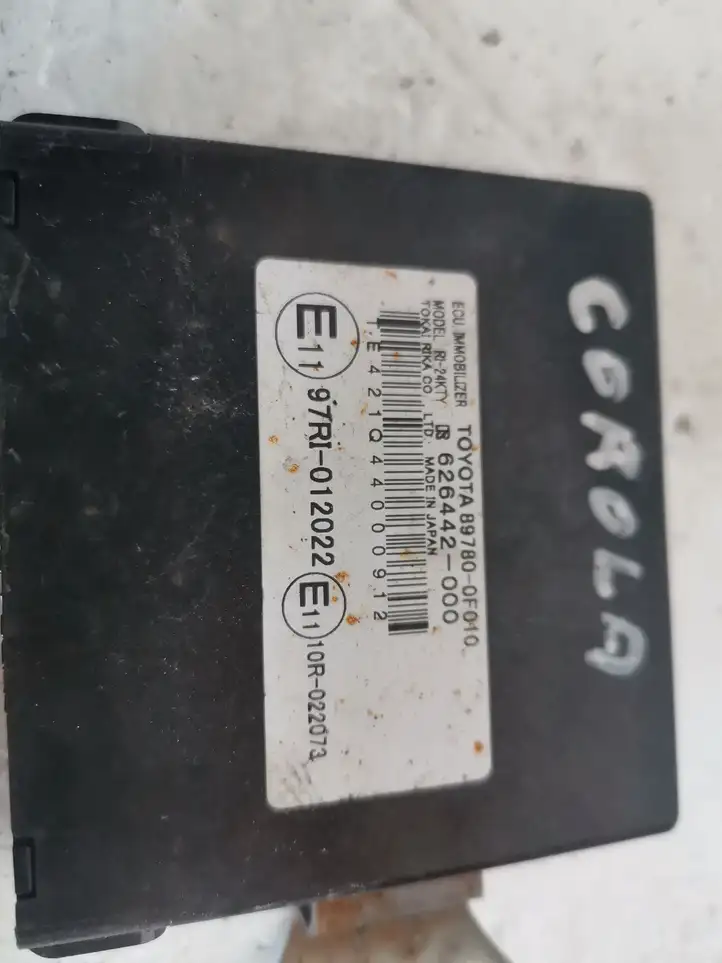 Toyota Corolla Verso AR10 (2004 - 2009) 626442000 Блок иммобилайзера — фото 3