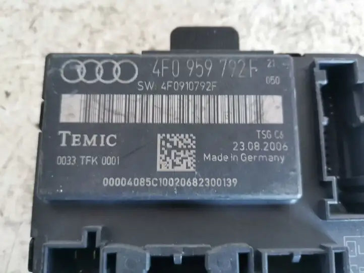 Audi A6 S6 C6 4F (2004 - 2008) 4F0959792F Блок управления дверью — фото 3