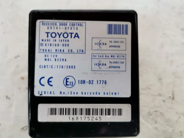 Toyota Corolla Verso AR10 (2004 - 2009) 897410F010 Блок управления центральным замком — фото 3